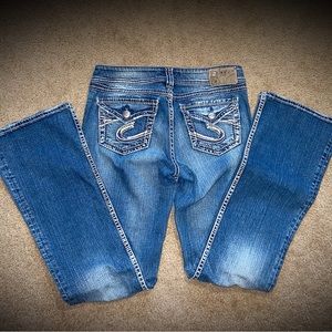 Women’s Silver bootcut jeans